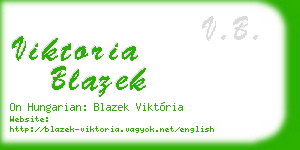 viktoria blazek business card
